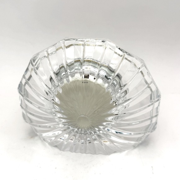 Crystal Desk Clock France Staiger Germany Quartz Cut Glass WORKS w/ Battery - Picture 5 of 16